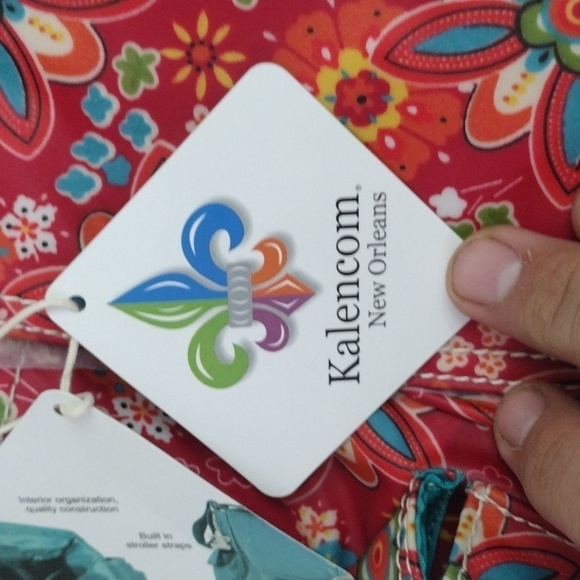 NWT Kalencom Matte Coated Buckle Diaper Bag - Picture 6 of 13